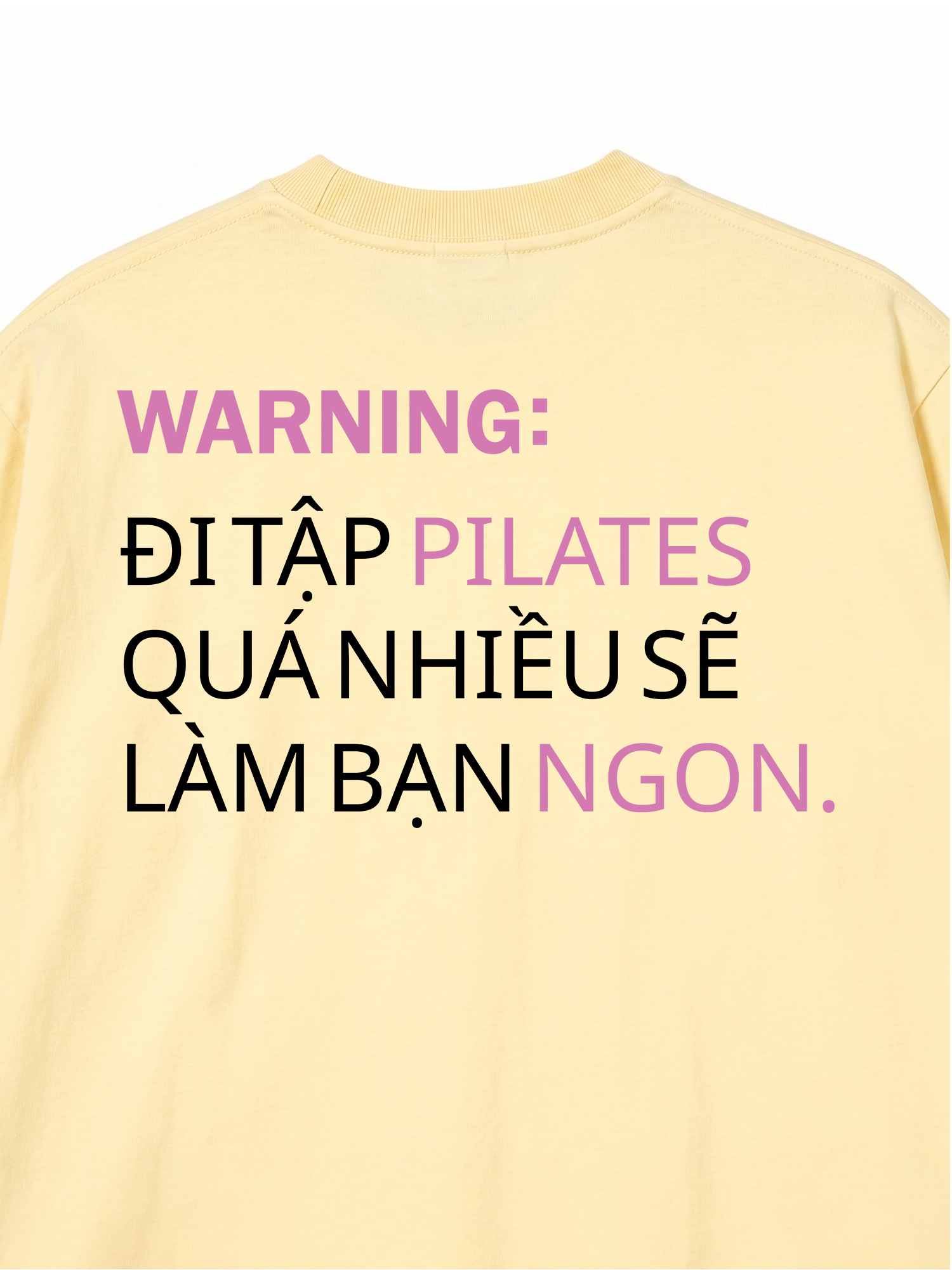 Áo Thun Relaxed Fit Pilates Warning