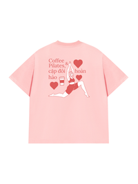 Áo Thun Relaxed Fit Pilates & Coffee
