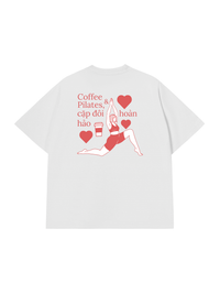 Áo Thun Relaxed Fit Pilates & Coffee