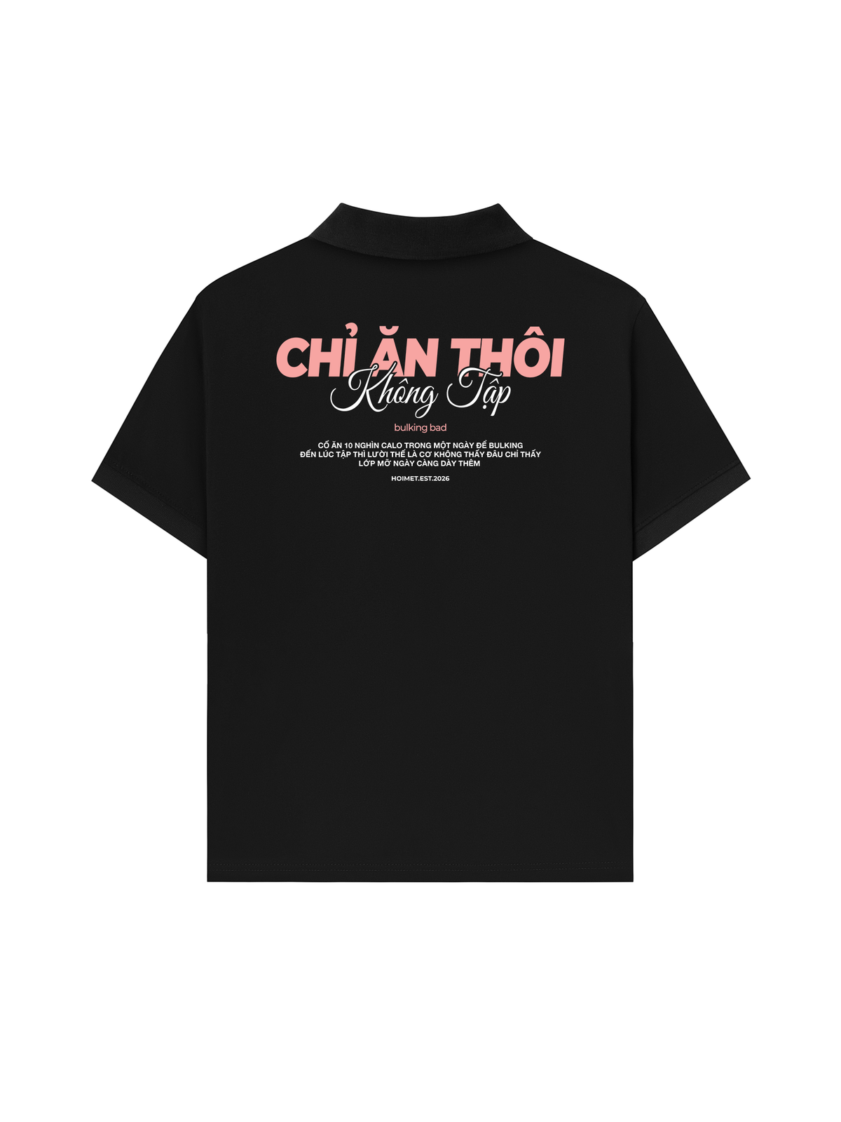 Áo Polo Relaxed Fit Chỉ Ăn Không Tập