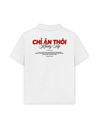 Áo Polo Relaxed Fit Chỉ Ăn Không Tập