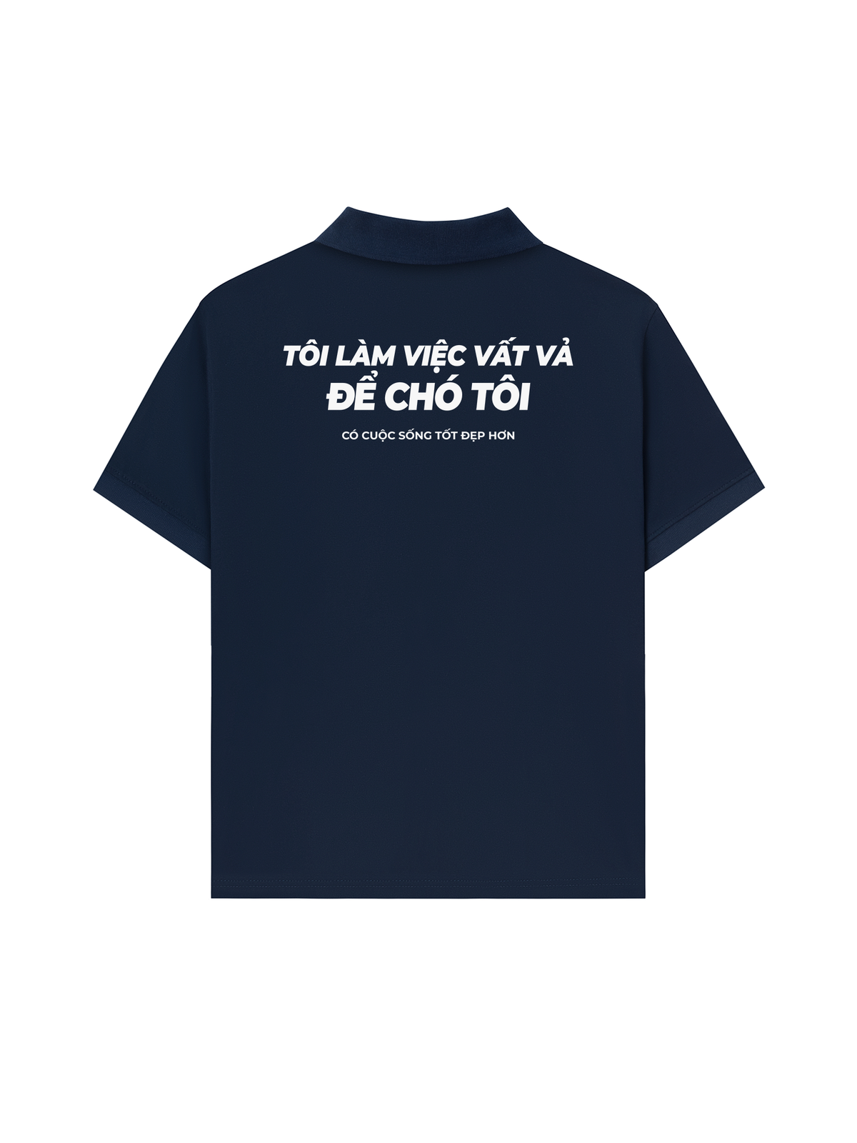 Áo Polo Relaxed Fit Chó Tôi Sống Tốt Đẹp Hơn