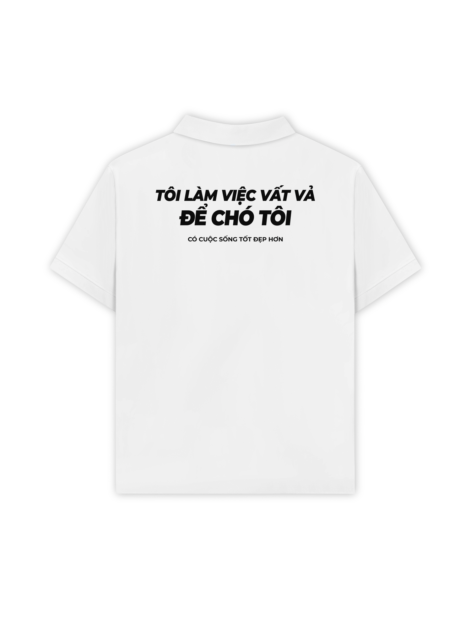 Áo Polo Relaxed Fit Chó Tôi Sống Tốt Đẹp Hơn