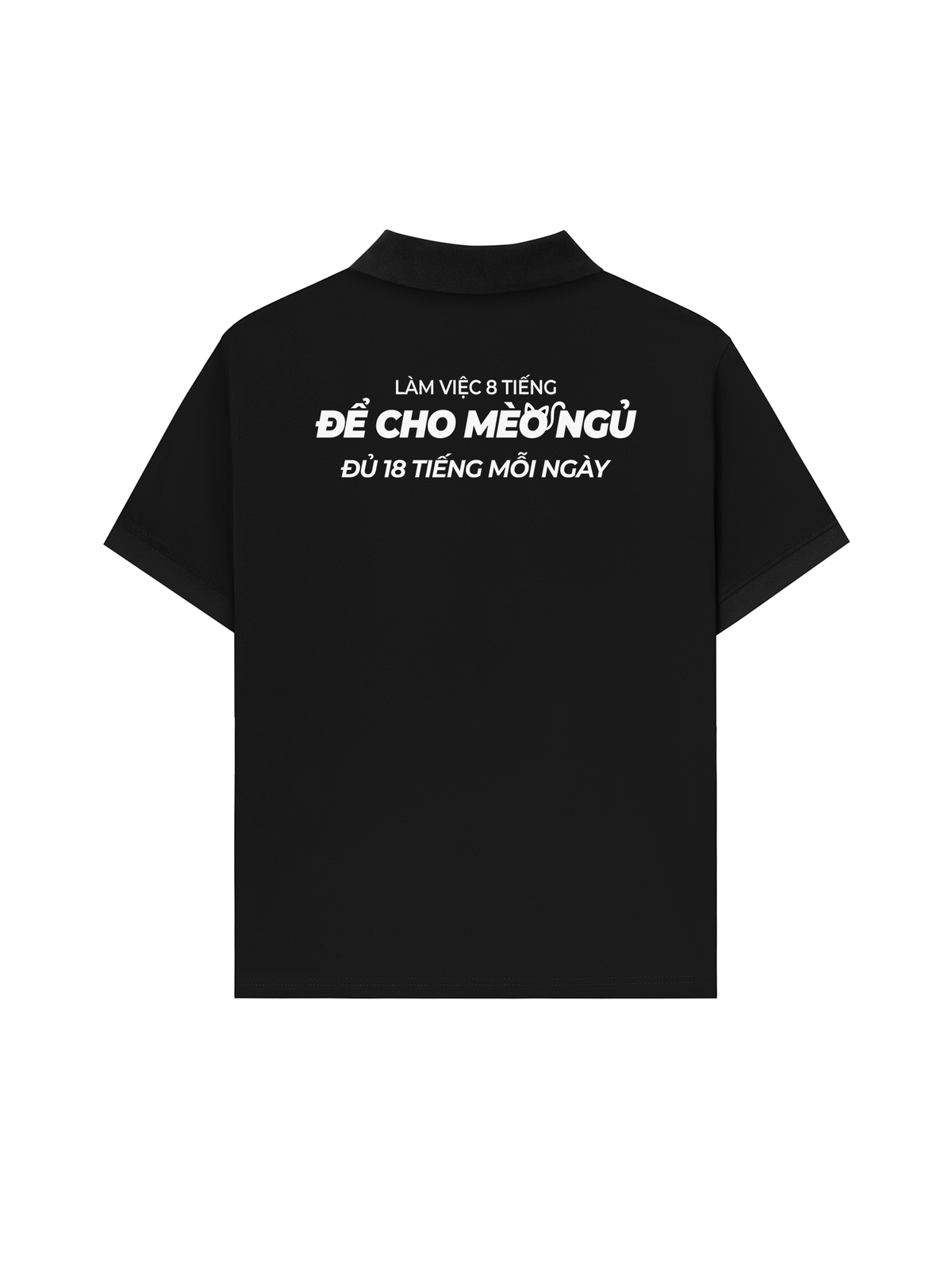 Áo Polo Relaxed Fit Để Cho Mèo Ngủ