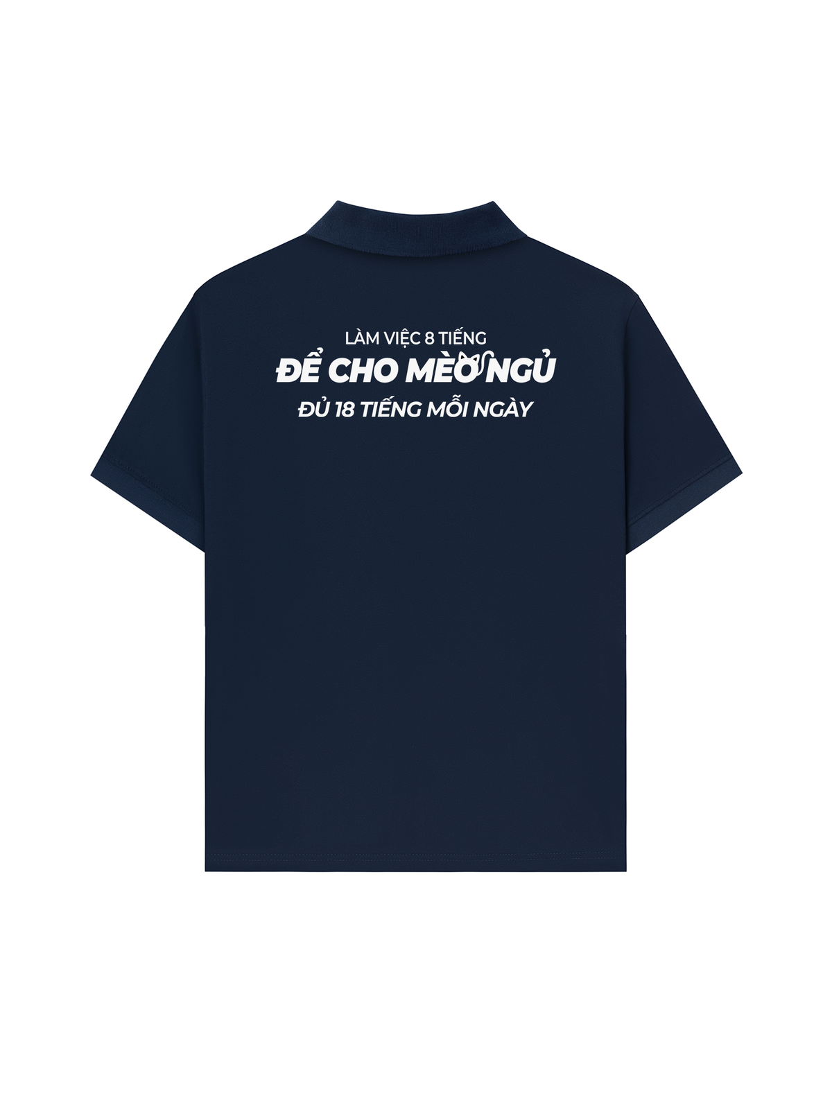 Áo Polo Relaxed Fit Để Cho Mèo Ngủ