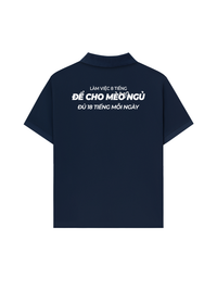 Áo Polo Relaxed Fit Để Cho Mèo Ngủ