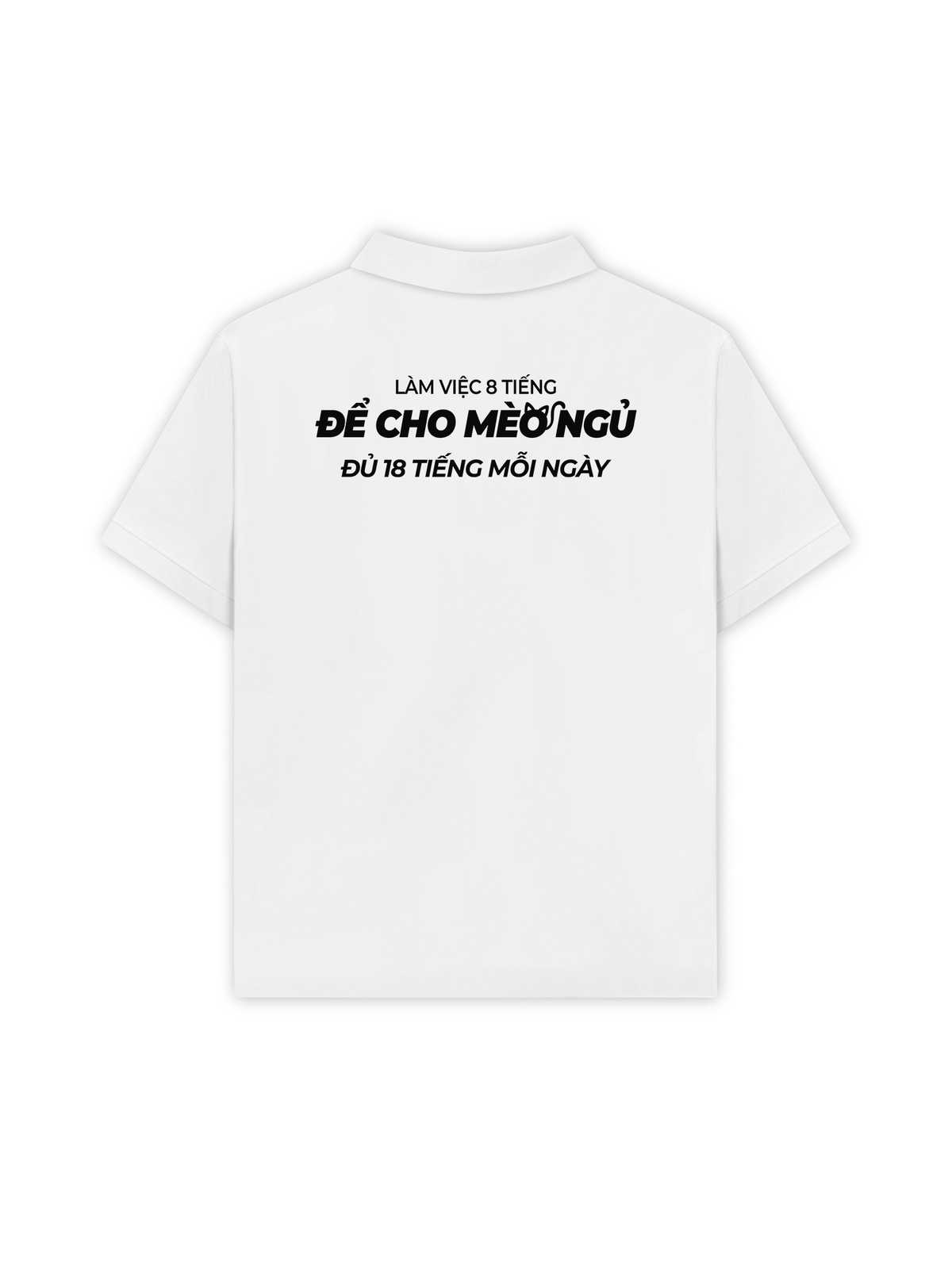 Áo Polo Relaxed Fit Để Cho Mèo Ngủ