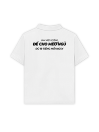 Áo Polo Relaxed Fit Để Cho Mèo Ngủ