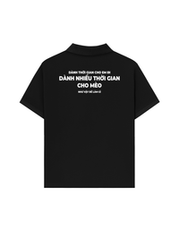Áo Polo Relaxed Fit Dành Thời Gian Cho Mèo