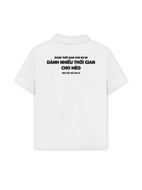 Áo Polo Relaxed Fit Dành Thời Gian Cho Mèo