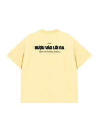 Áo Thun Relaxed Fit Rượu Vào Lời Ra