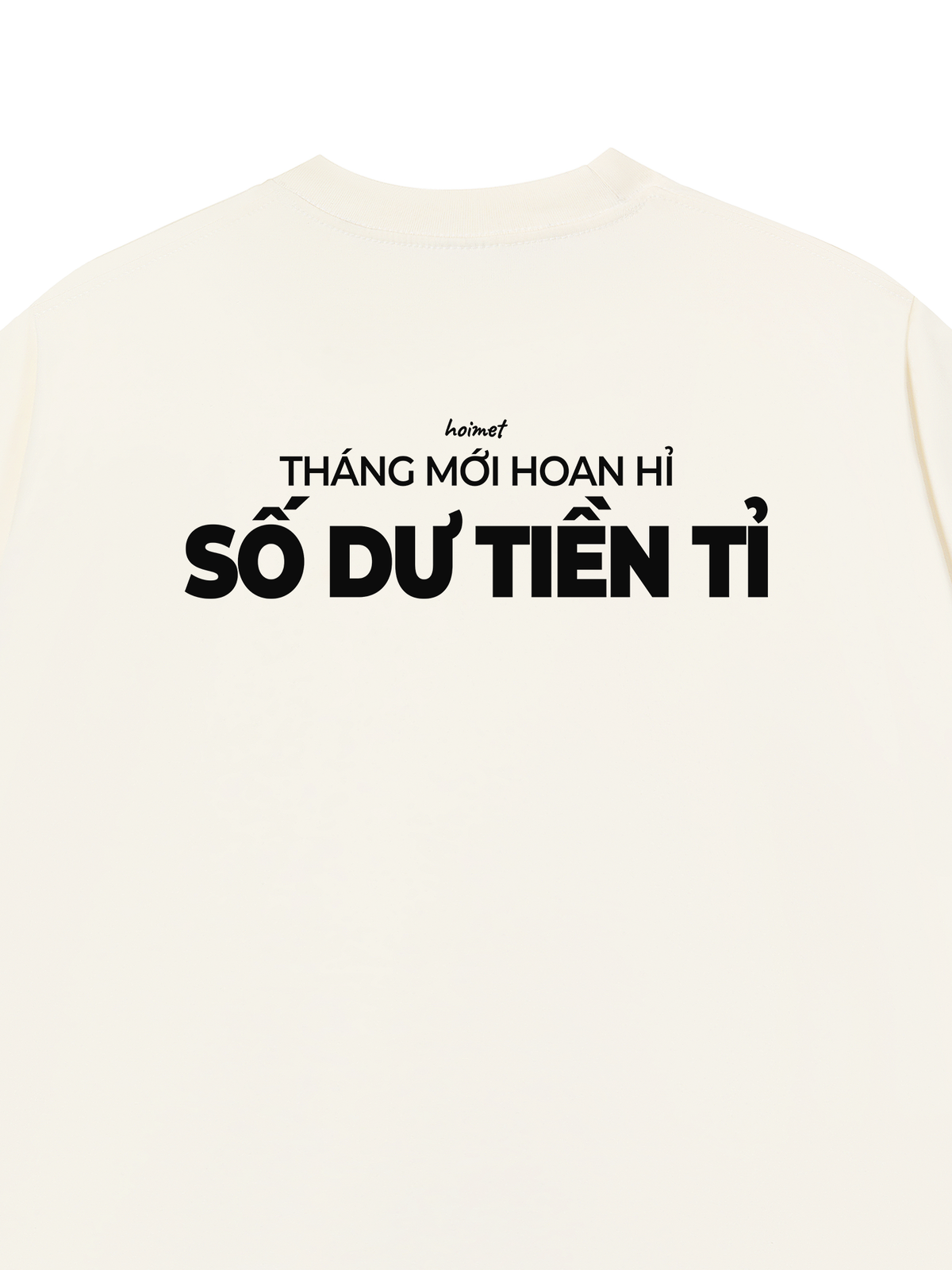 Áo Thun Relaxed Fit Số Dư Tiền Tỉ