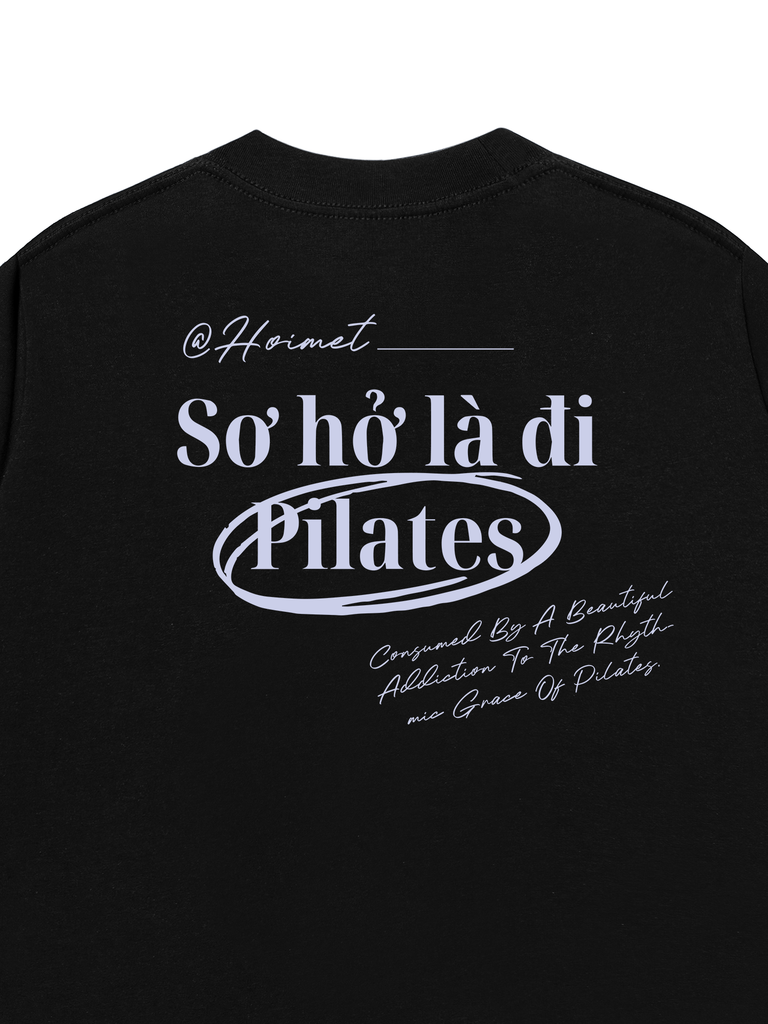 Áo Thun Relaxed Fit Sở Hở La Đi Pilates