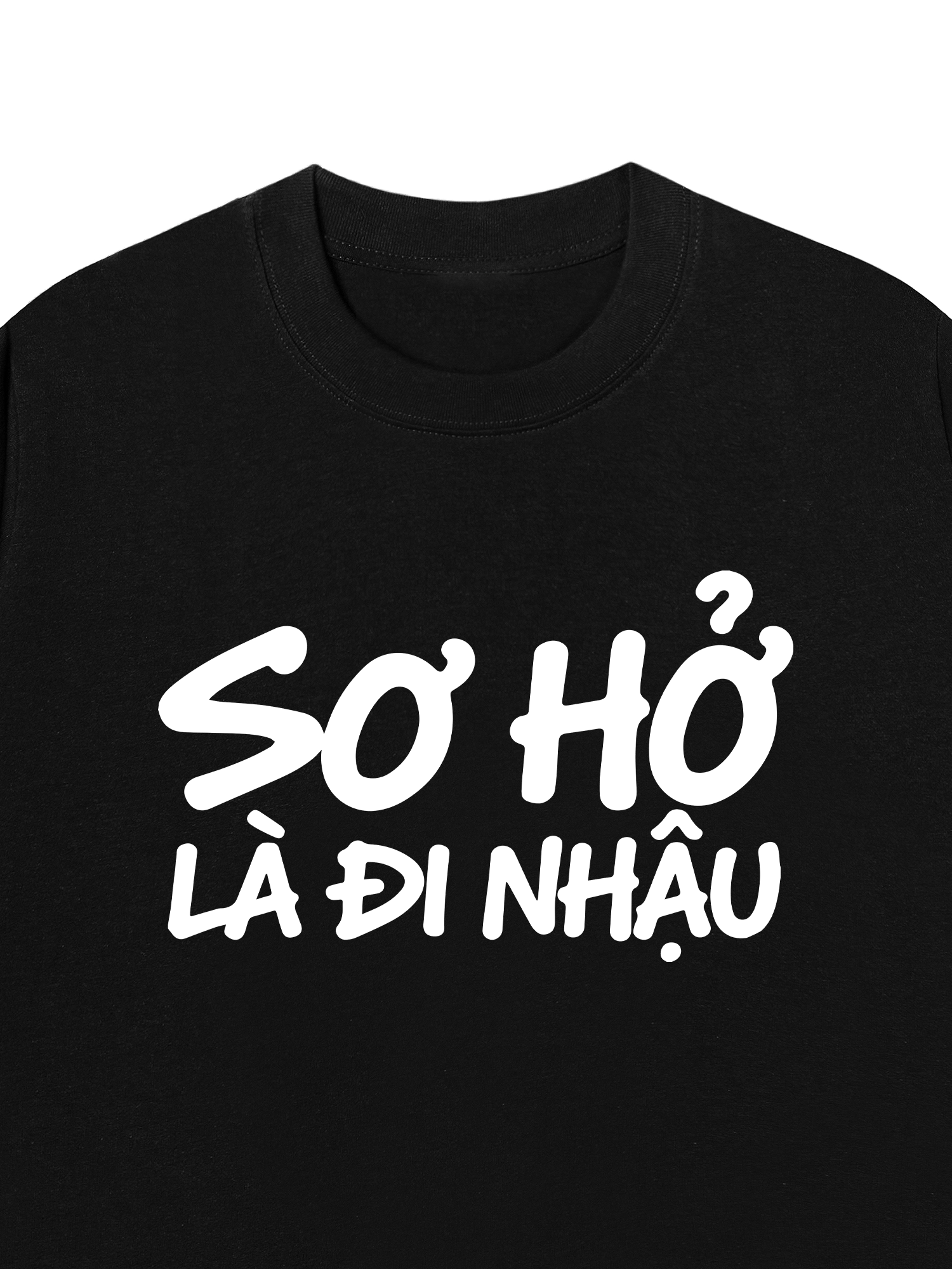 Áo Thun Relaxed Fit Sơ Hở Là Nhậu