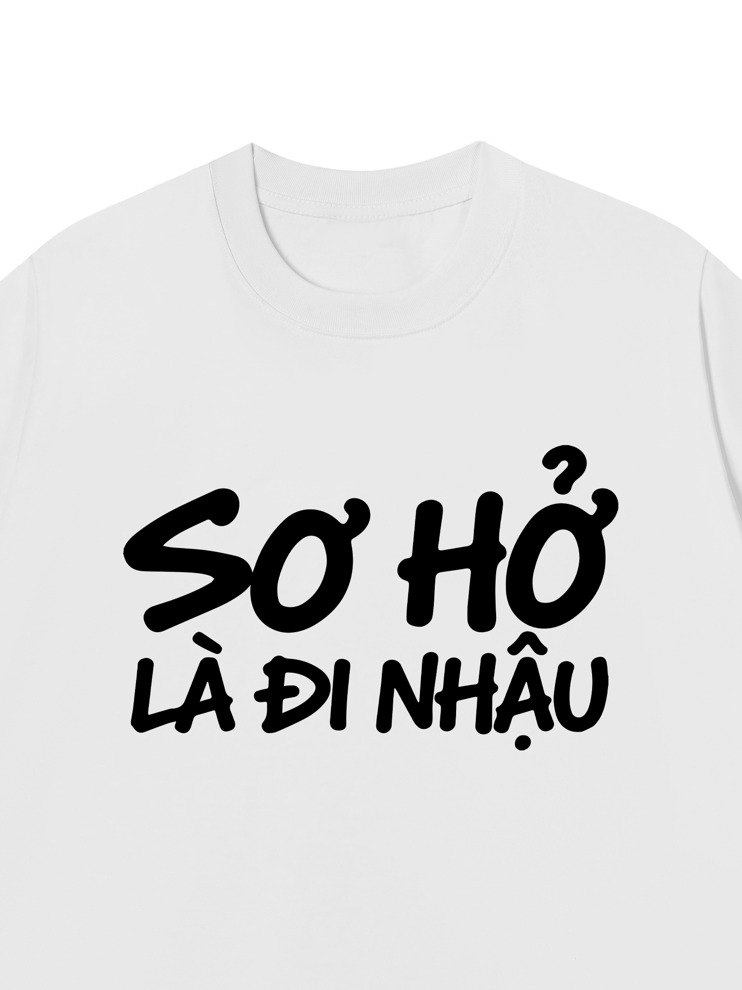 Áo Thun Relaxed Fit Sơ Hở Là Nhậu