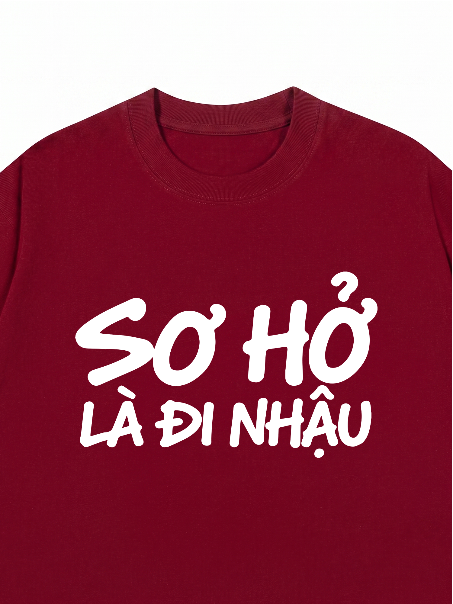 Áo Thun Relaxed Fit Sơ Hở Là Nhậu
