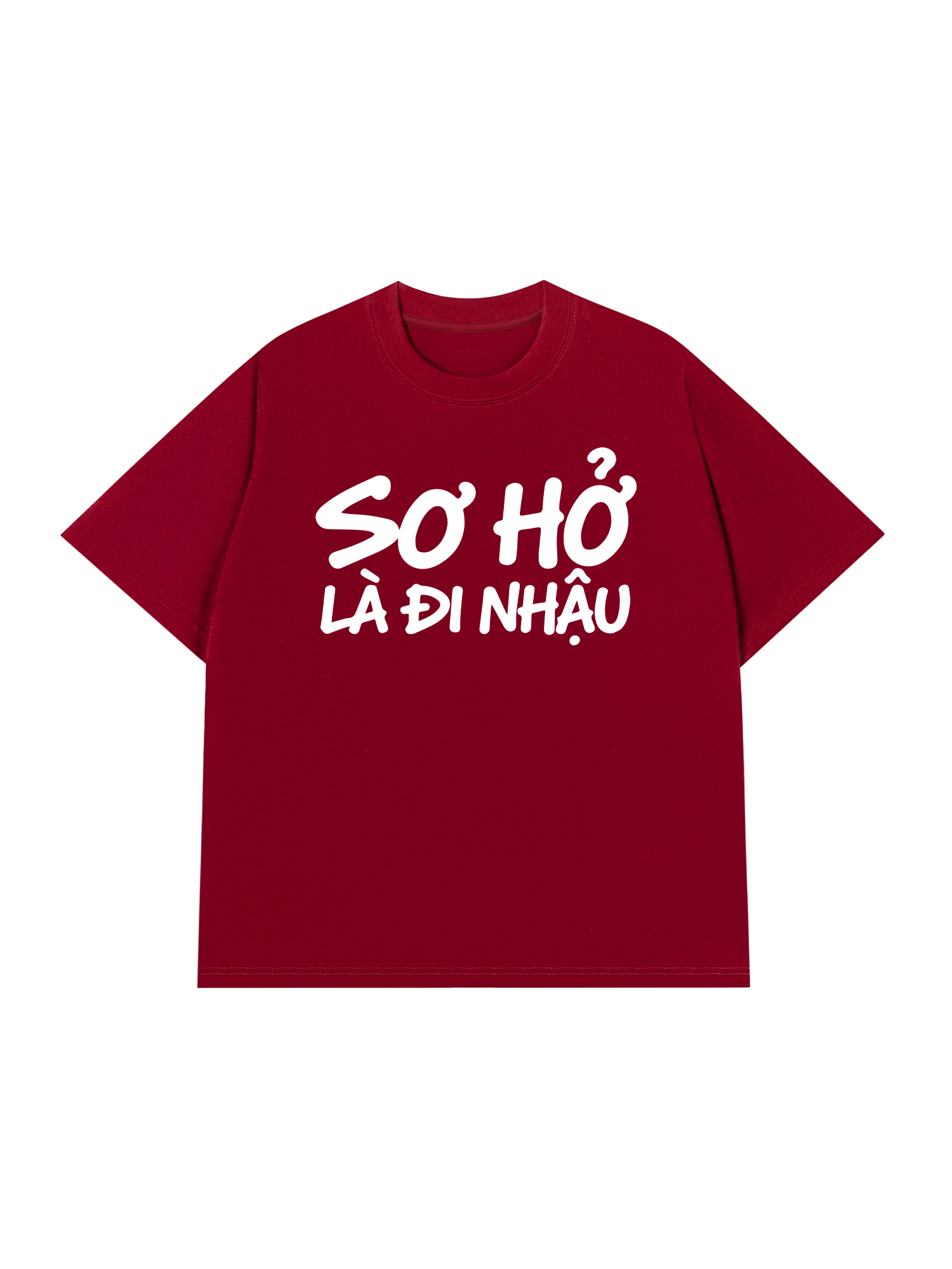 Áo Thun Relaxed Fit Sơ Hở Là Nhậu
