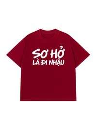Áo Thun Relaxed Fit Sơ Hở Là Nhậu