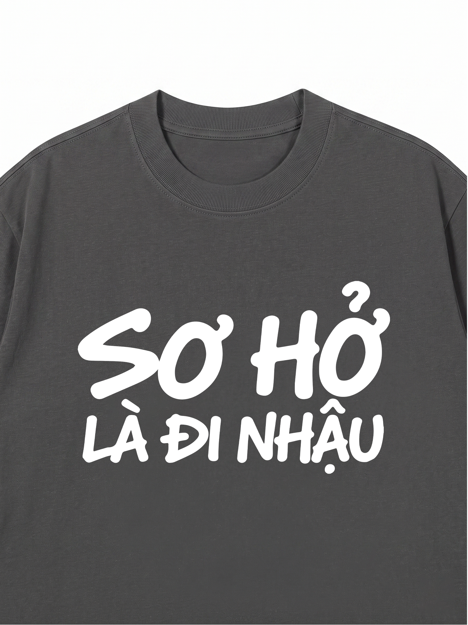 Áo Thun Relaxed Fit Sơ Hở Là Nhậu