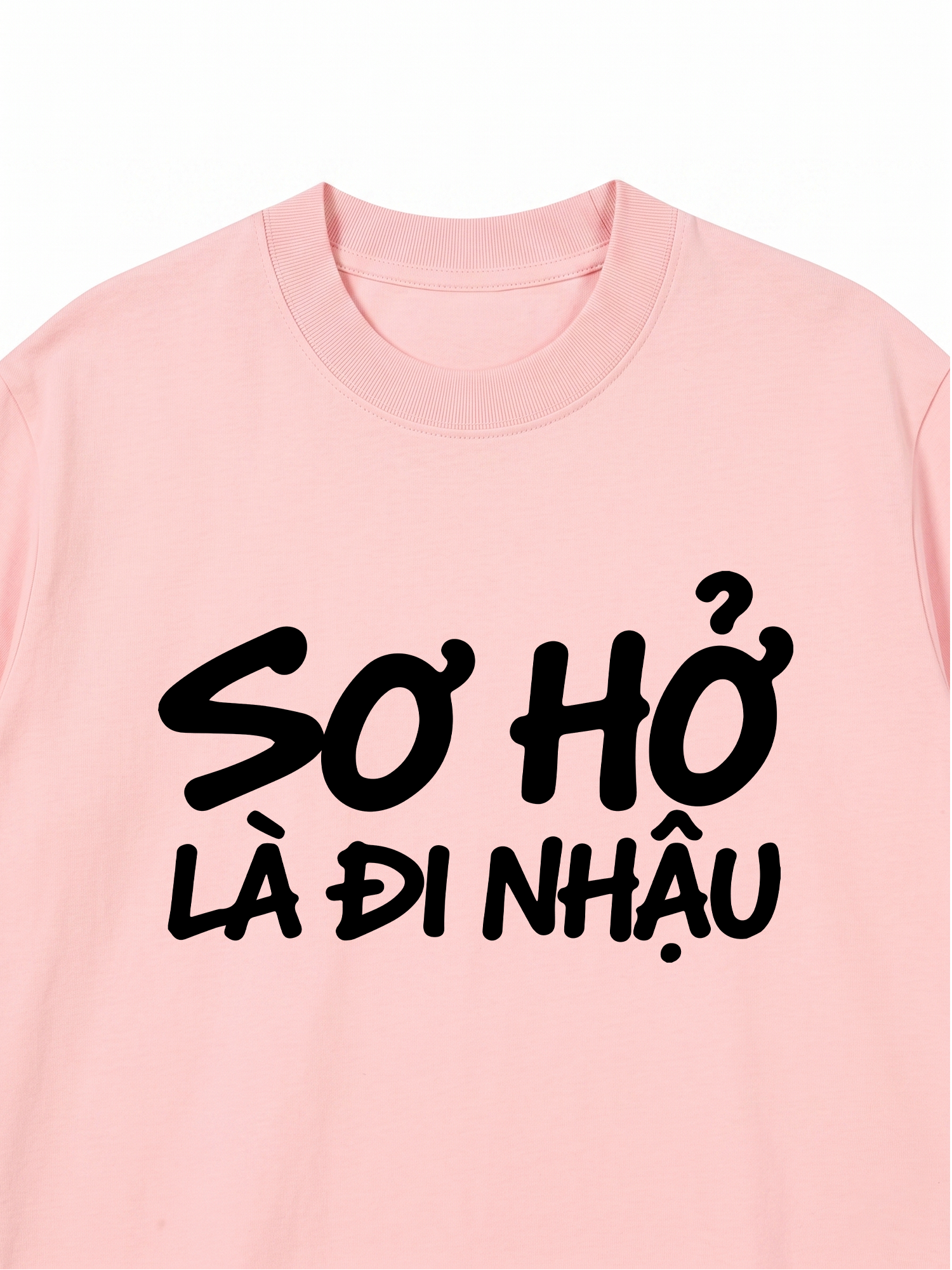 Áo Thun Relaxed Fit Sơ Hở Là Nhậu