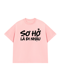 Áo Thun Relaxed Fit Sơ Hở Là Nhậu