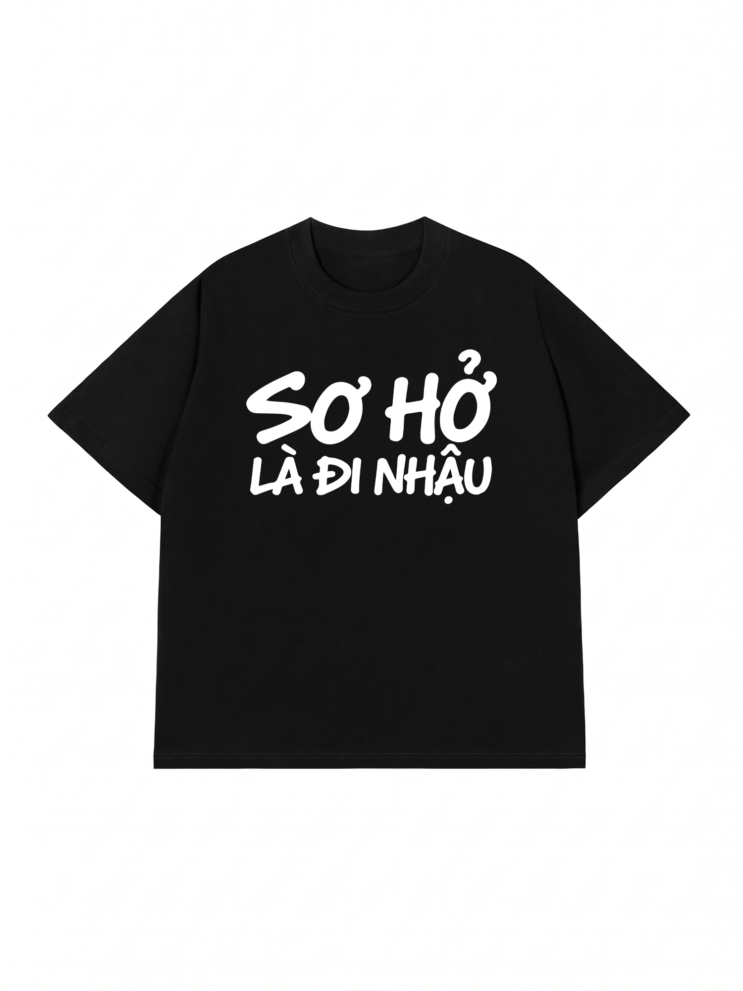 Áo Thun Relaxed Fit Sơ Hở Là Nhậu