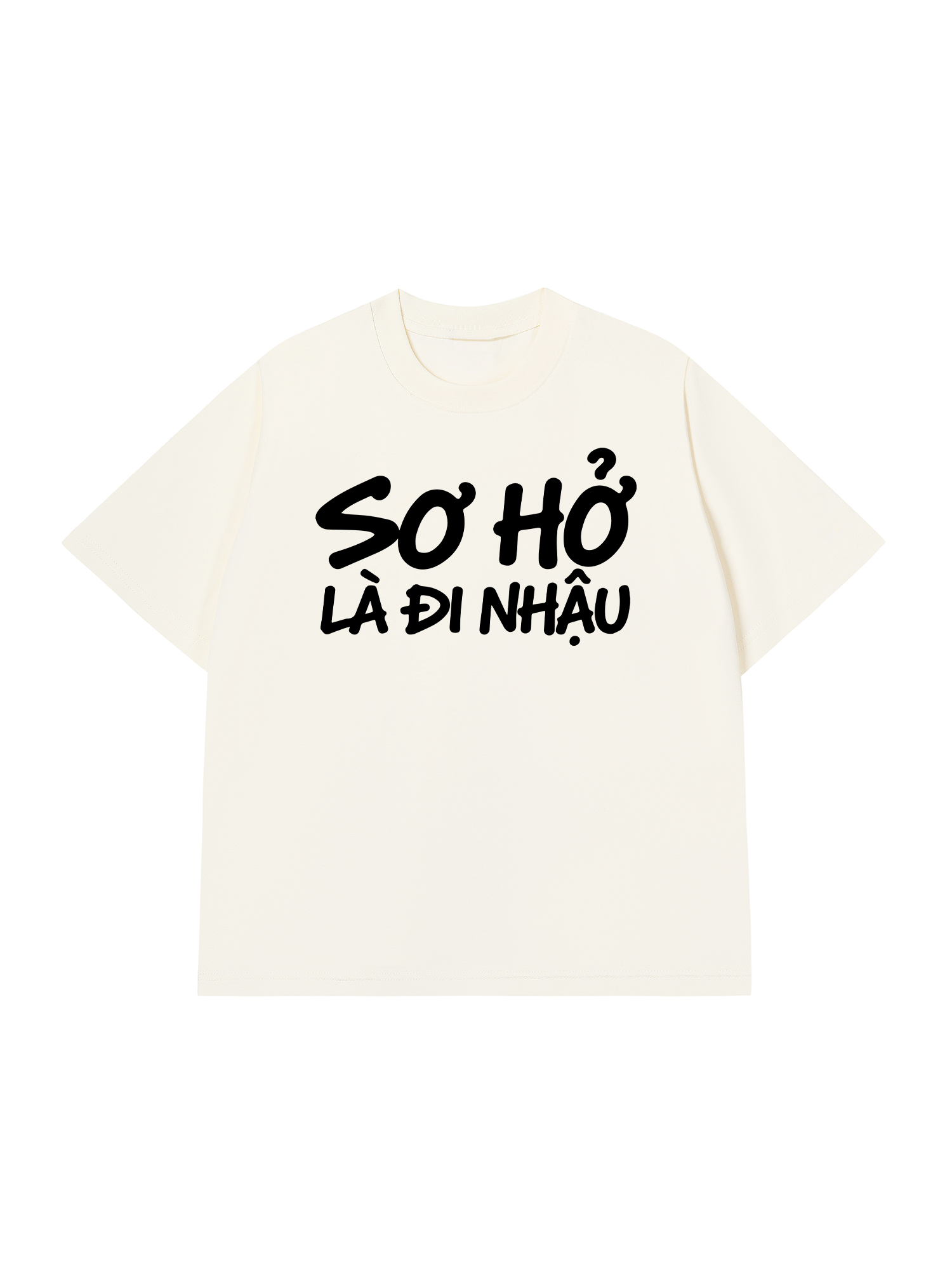 Áo Thun Relaxed Fit Sơ Hở Là Nhậu