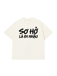 Áo Thun Relaxed Fit Sơ Hở Là Nhậu