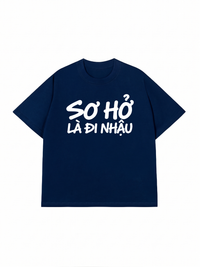 Áo Thun Relaxed Fit Sơ Hở Là Nhậu