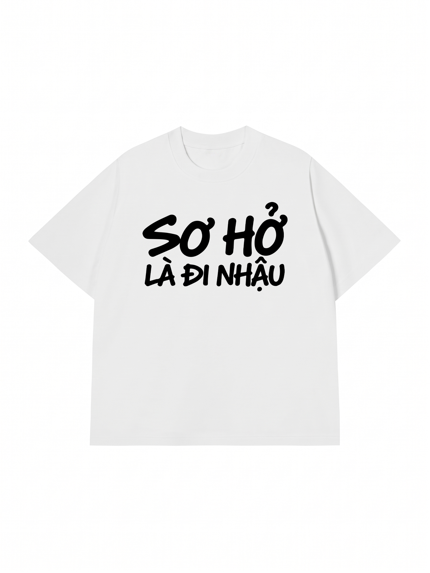 Áo Thun Relaxed Fit Sơ Hở Là Nhậu