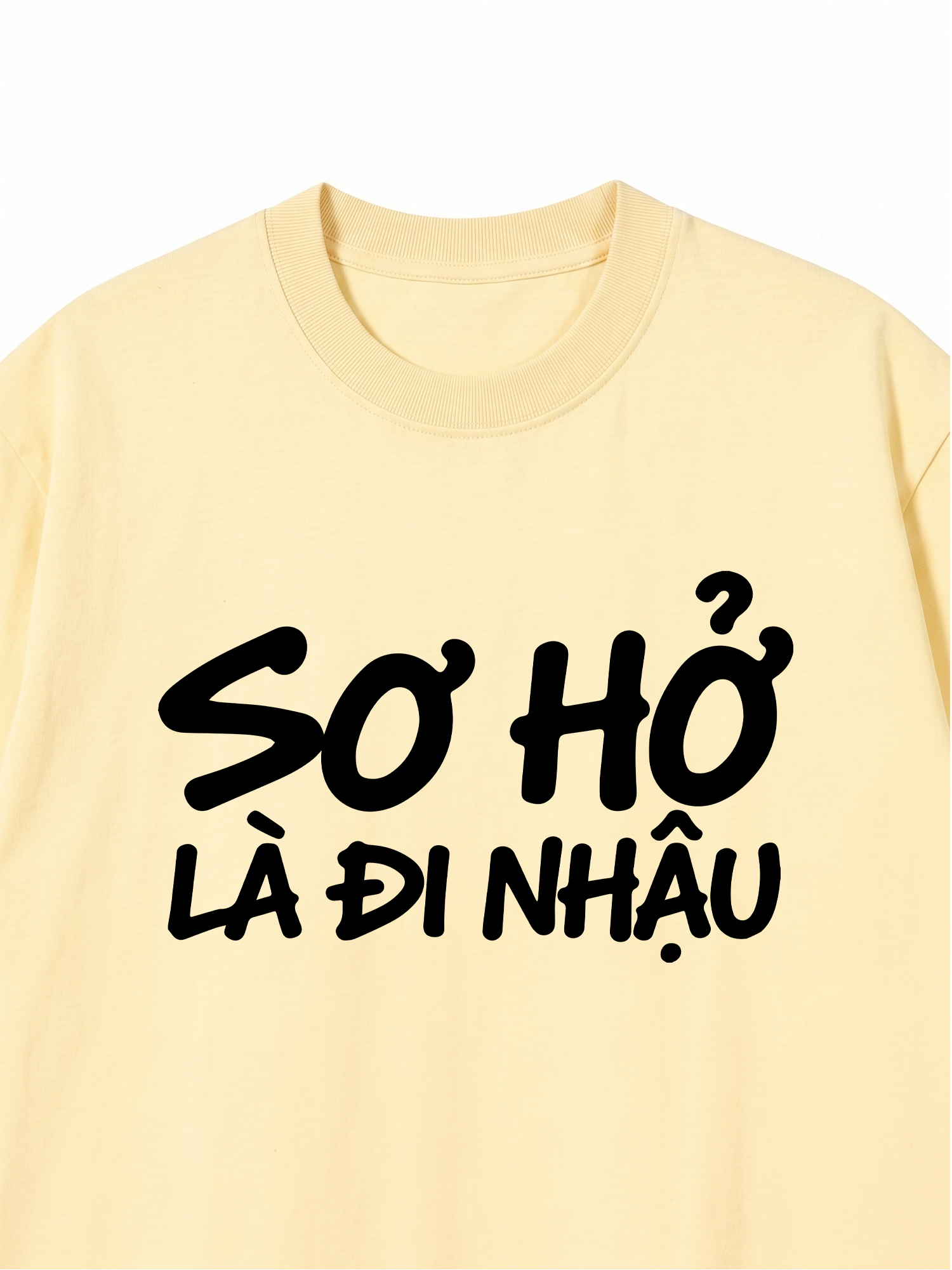 Áo Thun Relaxed Fit Sơ Hở Là Nhậu