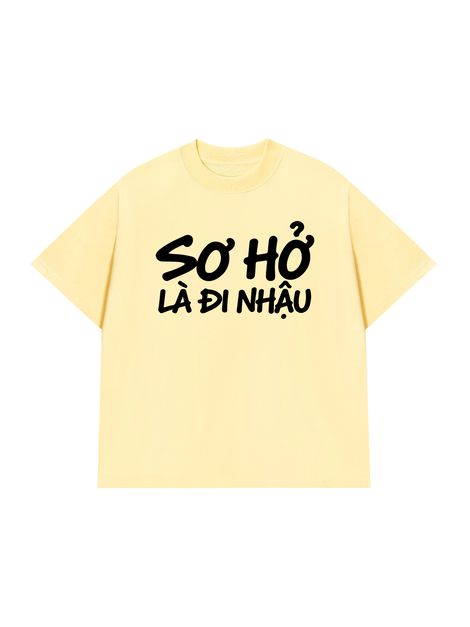 Áo Thun Relaxed Fit Sơ Hở Là Nhậu