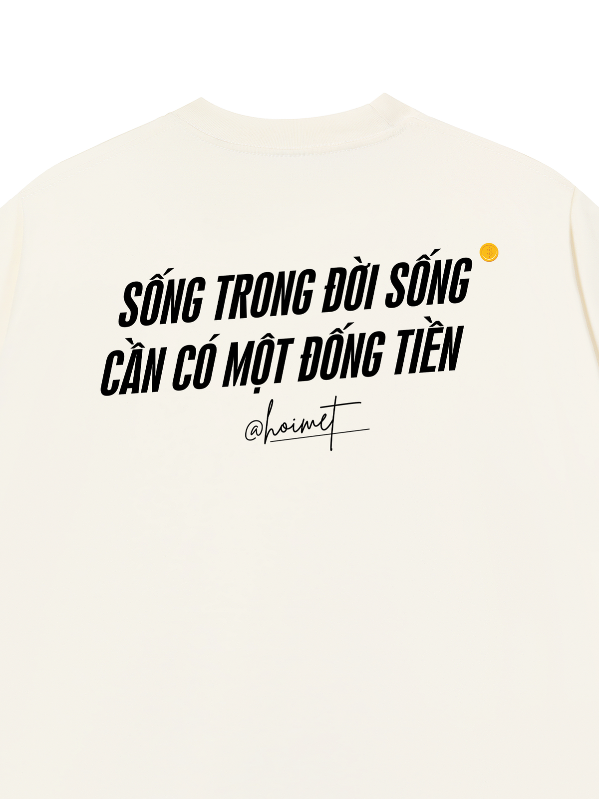 Áo Thun Relaxed Fit Sống Trong Đời Sống