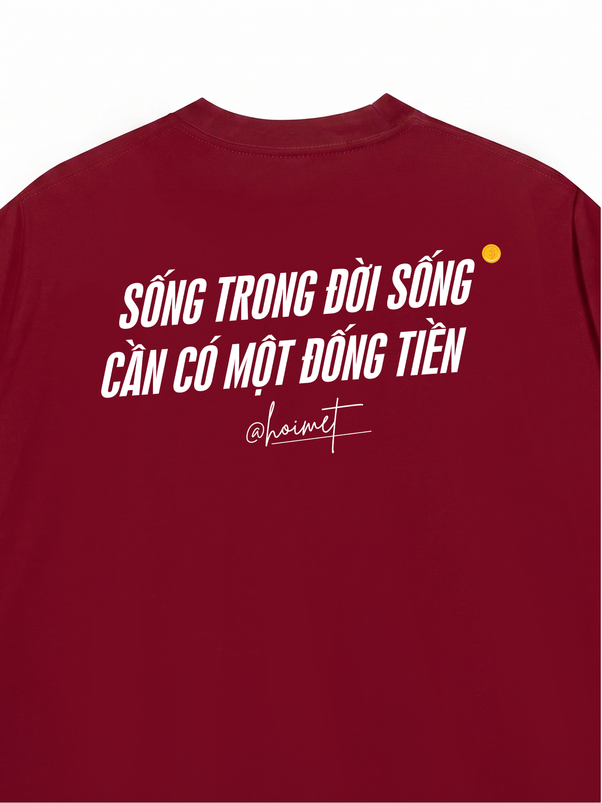 Áo Thun Relaxed Fit Sống Trong Đời Sống