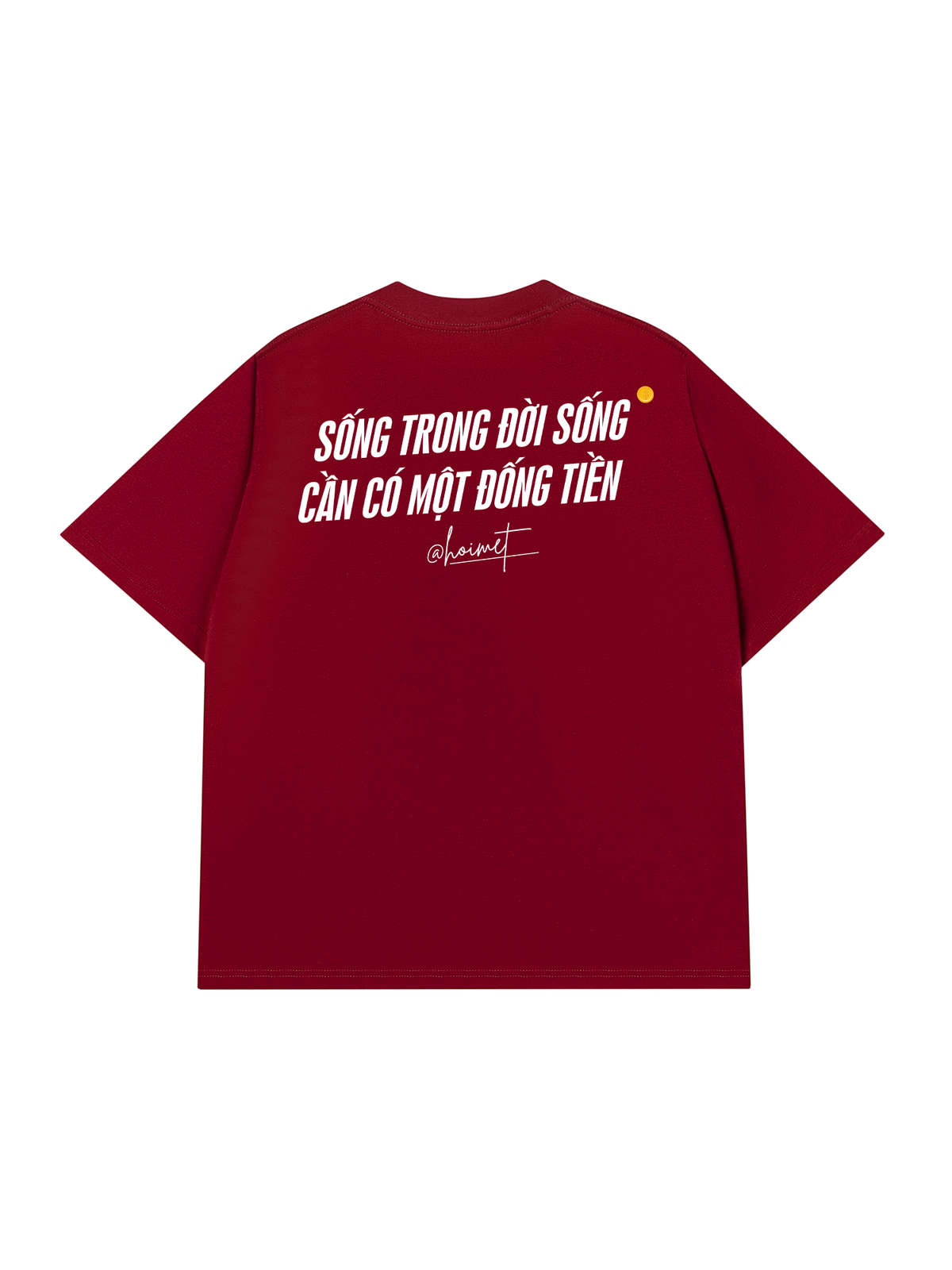 Áo Thun Relaxed Fit Sống Trong Đời Sống