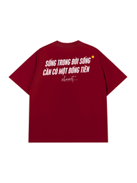 Áo Thun Relaxed Fit Sống Trong Đời Sống