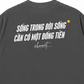 Áo Thun Relaxed Fit Sống Trong Đời Sống