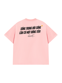 Áo Thun Relaxed Fit Sống Trong Đời Sống