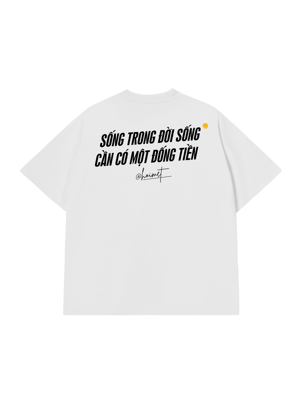 Áo Thun Relaxed Fit Sống Trong Đời Sống