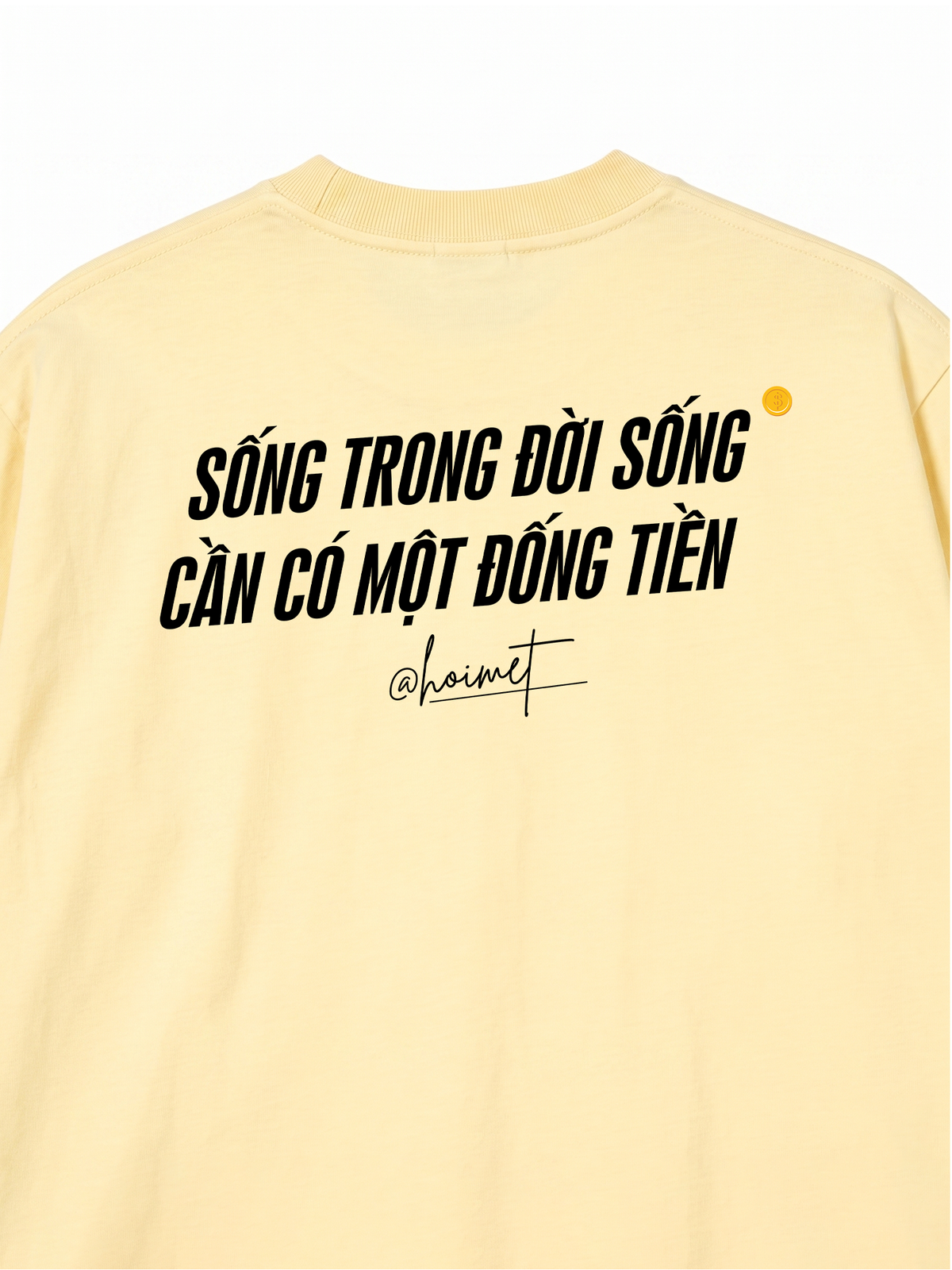 Áo Thun Relaxed Fit Sống Trong Đời Sống