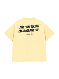 Áo Thun Relaxed Fit Sống Trong Đời Sống