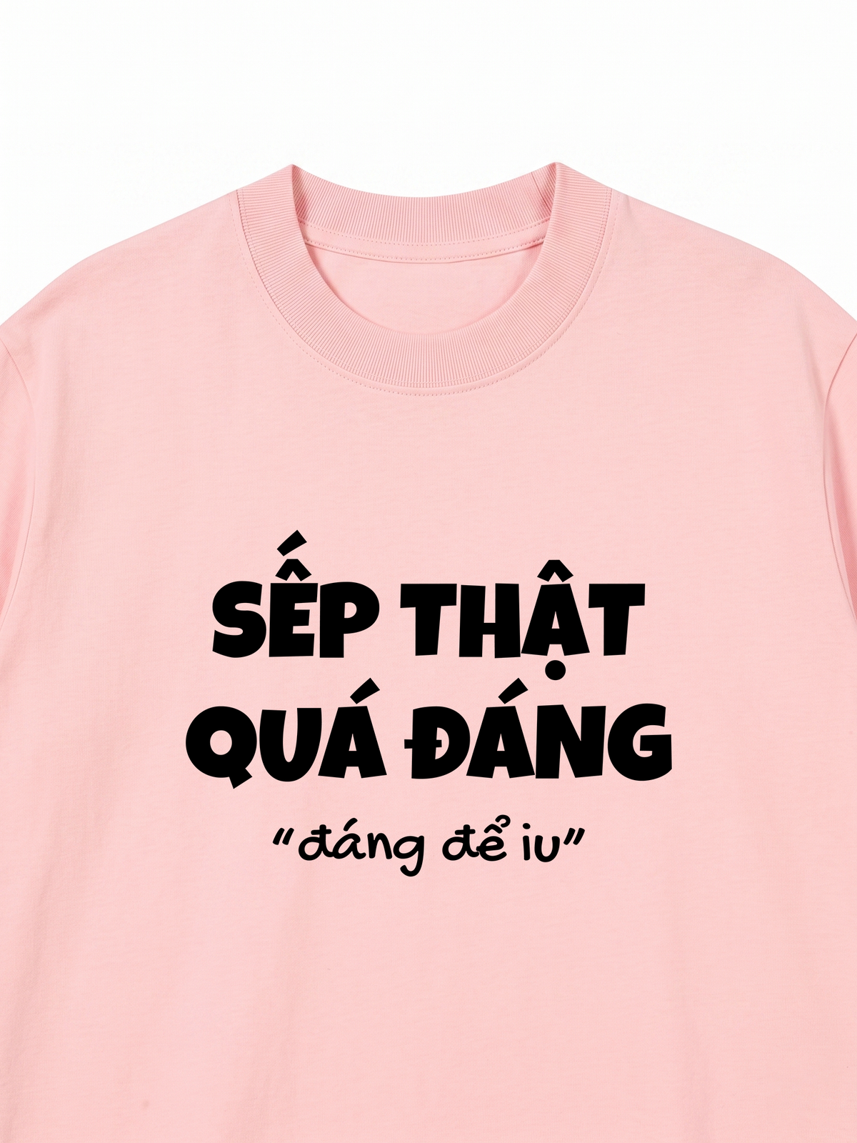 Áo Thun Relaxed Fit Sếp Thật Quá Đáng