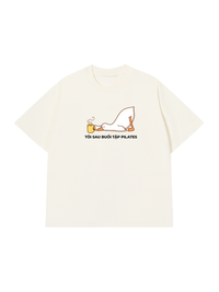 Áo Thun Relaxed Fit Sau Buổi Tập Pilates