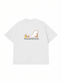 Áo Thun Relaxed Fit Sau Buổi Tập Pilates