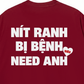 Áo Thun Relaxed Fit Siêu Need Anh