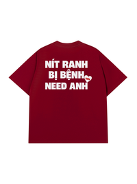 Áo Thun Relaxed Fit Siêu Need Anh