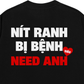 Áo Thun Relaxed Fit Siêu Need Anh