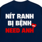 Áo Thun Relaxed Fit Siêu Need Anh