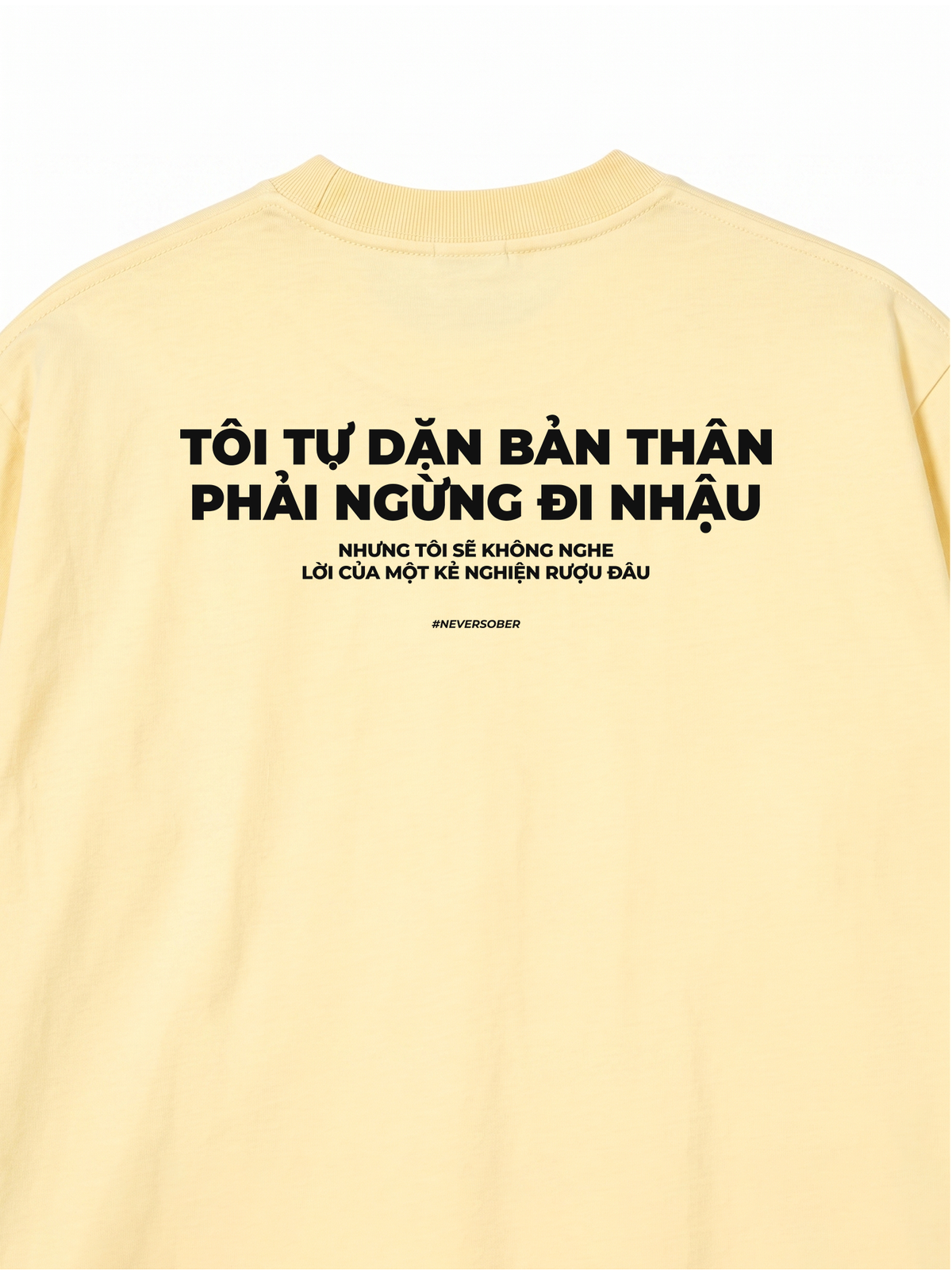Áo Thun Relaxed Fit Tự Dặn Bản Thân