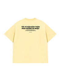 Áo Thun Relaxed Fit Tự Dặn Bản Thân